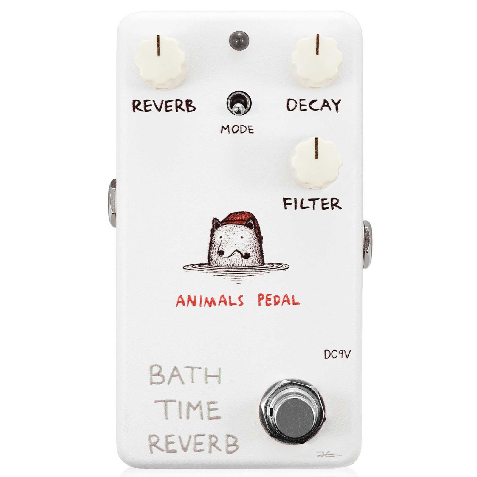 新品 Animals Pedal BATH TIME REVERB 2種類のリバーブサウンドを選択し、ギターのトーンに彩りと奥行きを加える、スタンダードなリバーブエフェクト