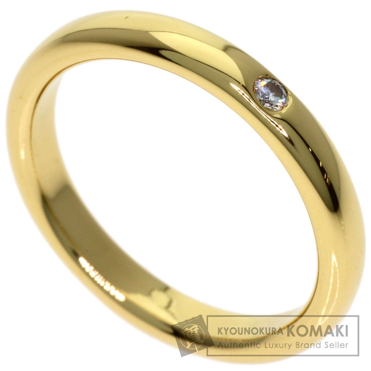 TIFFANY&Co. ティファニー ウェディング 1P ダイヤモンド リング・指輪 K18YG レディース [中古]