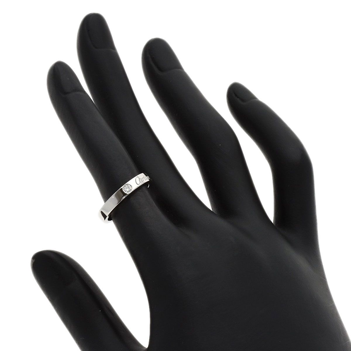 CARTIER カルティエ Cドゥ カルティエ 1P ダイヤモンド #47 リング