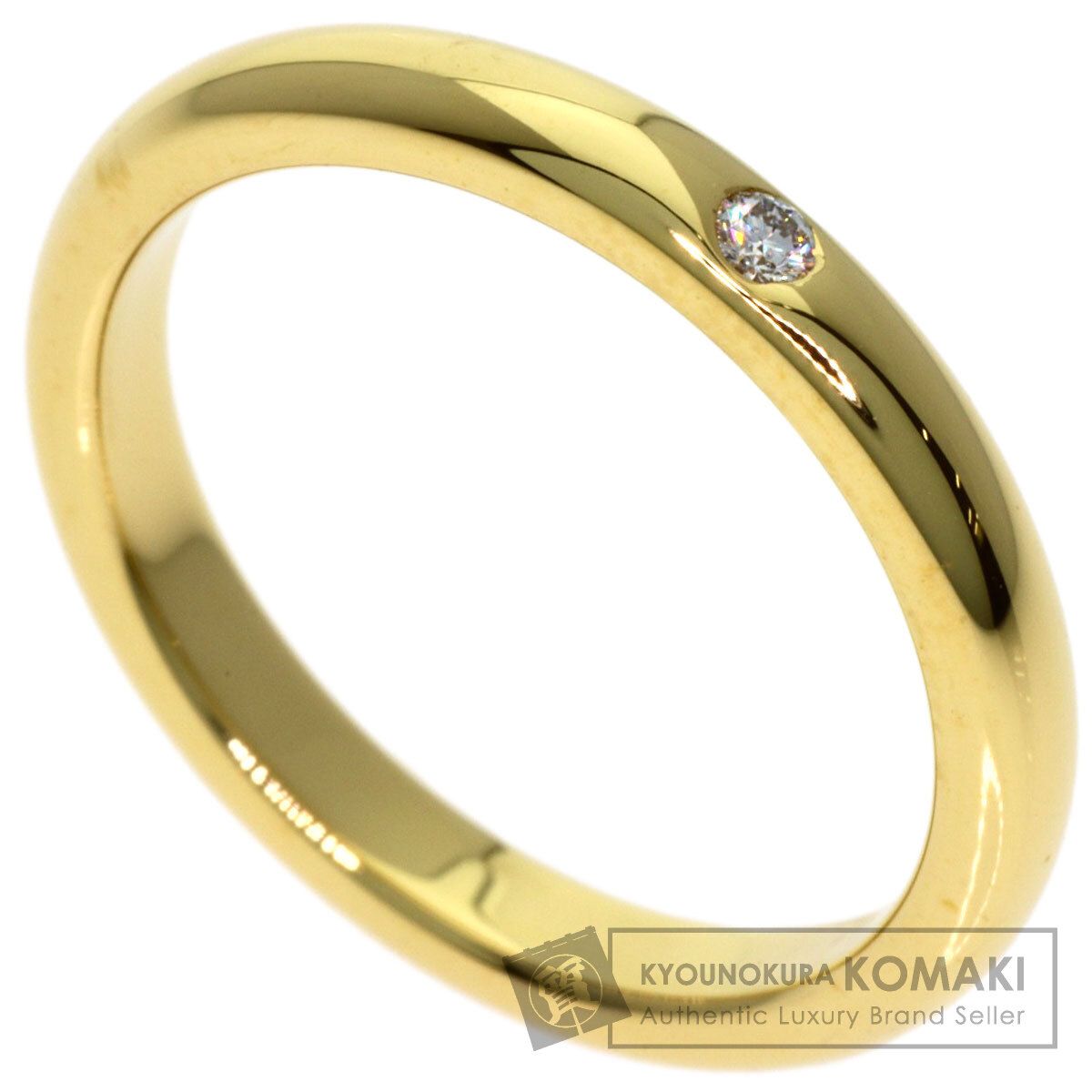 TIFFANY&Co. ティファニー ウェディング 1P ダイヤモンド リング・指輪 K18YG レディース [中古]