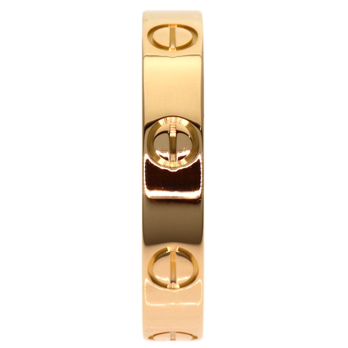 カルティエ Cartier リング ラブ シークレット ロゴ K18PG K18WG 11.5 