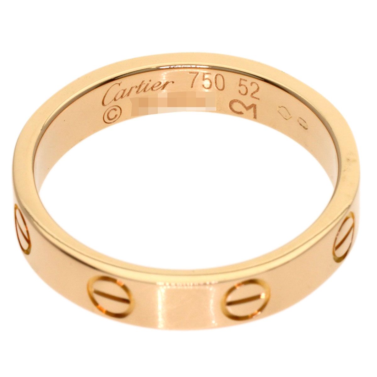 CARTIER カルティエ ラブリング #52 リング・指輪 K18PG レディース