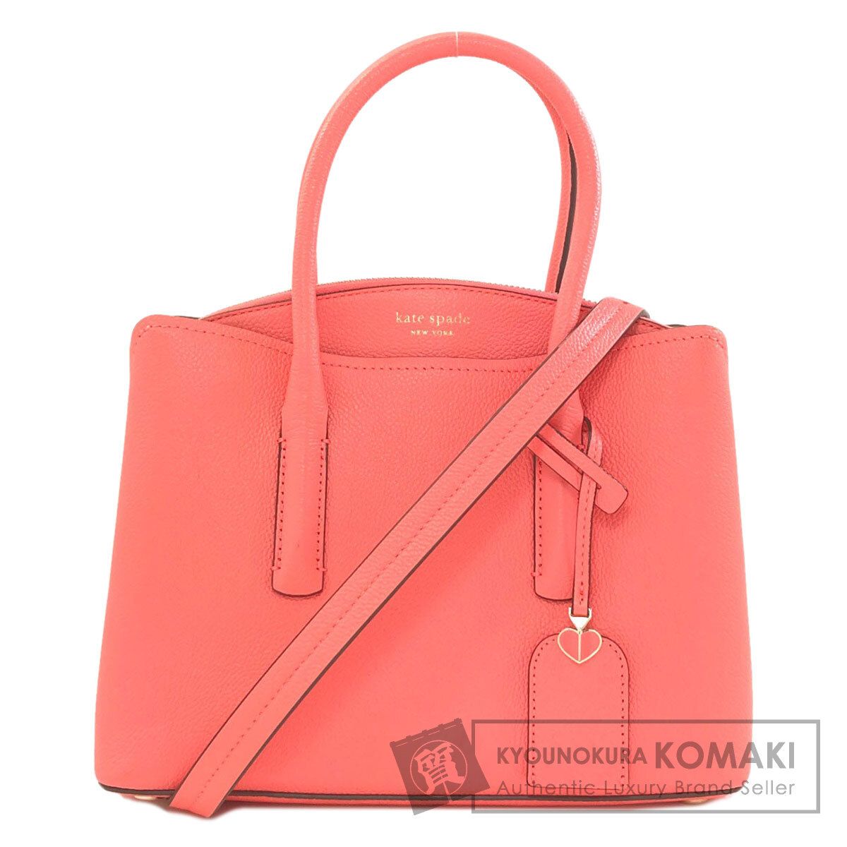 kate spade ケイトスペード マルゴー ミディアムサッチェル 2WAY ハンドバッグ レザー レディース [中古]