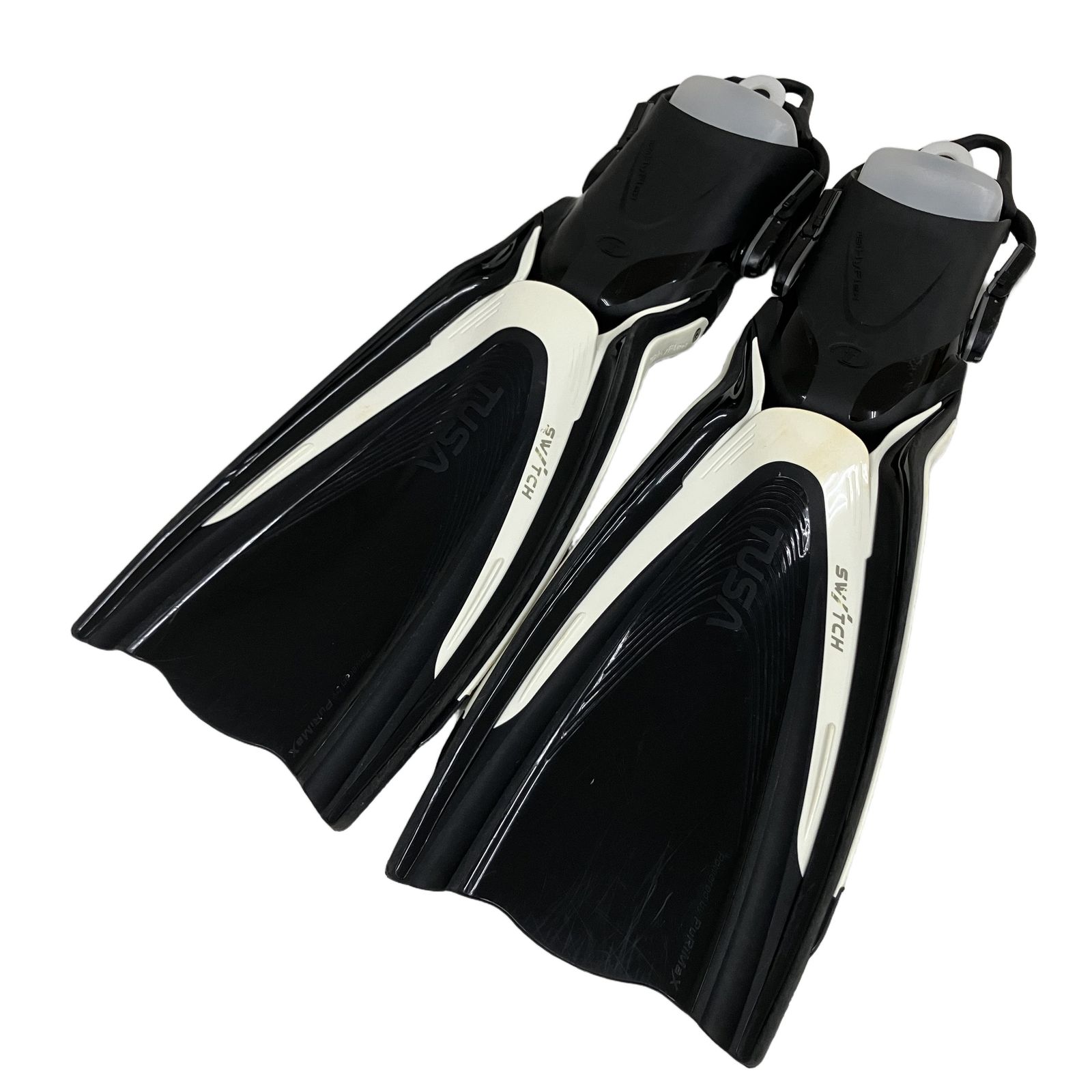 TUSA HyFlex switch バンジーストラップフィン Sサイズ ダイビング用品 中古O11427847