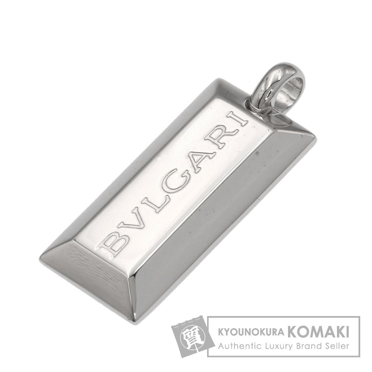 BVLGARI ブルガリ インゴット ペンダントトップ K18WG レディース [中古]