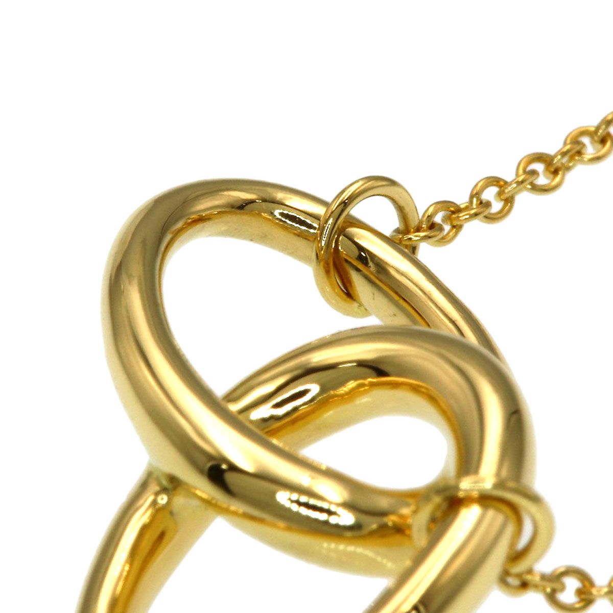 TIFFANY&Co. ティファニー ダブルループ ネックレス K18YG レディース