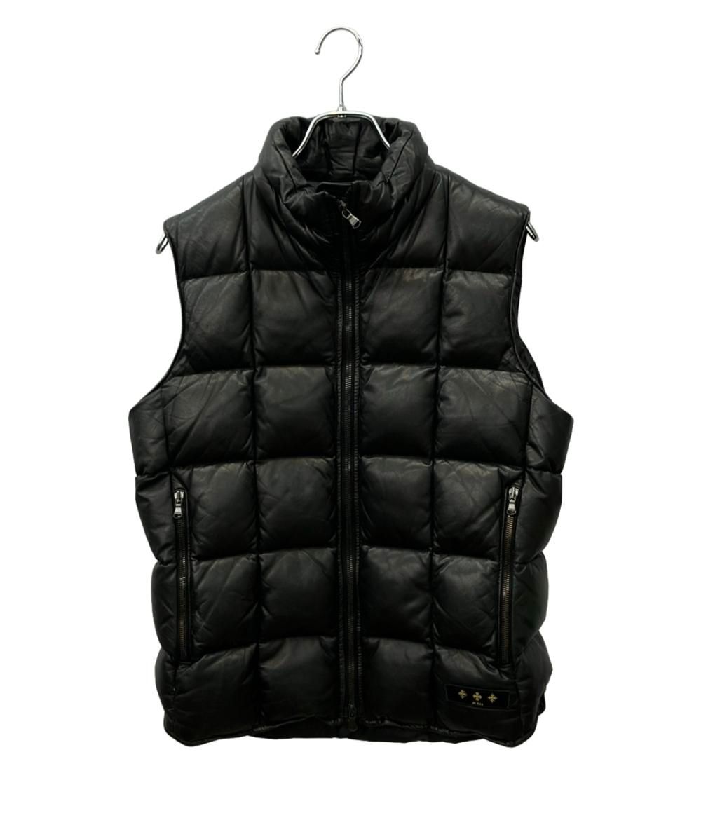 タトラス レザーダウンベスト 12AW BECRUX MTA13A468 メンズ SIZE 2 (M