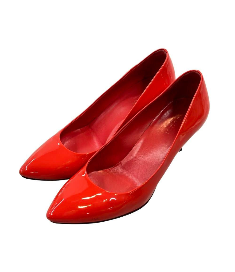グッチ ポインテッドトゥパンプス エナメル レディース SIZE 36 1/2 GUCCI