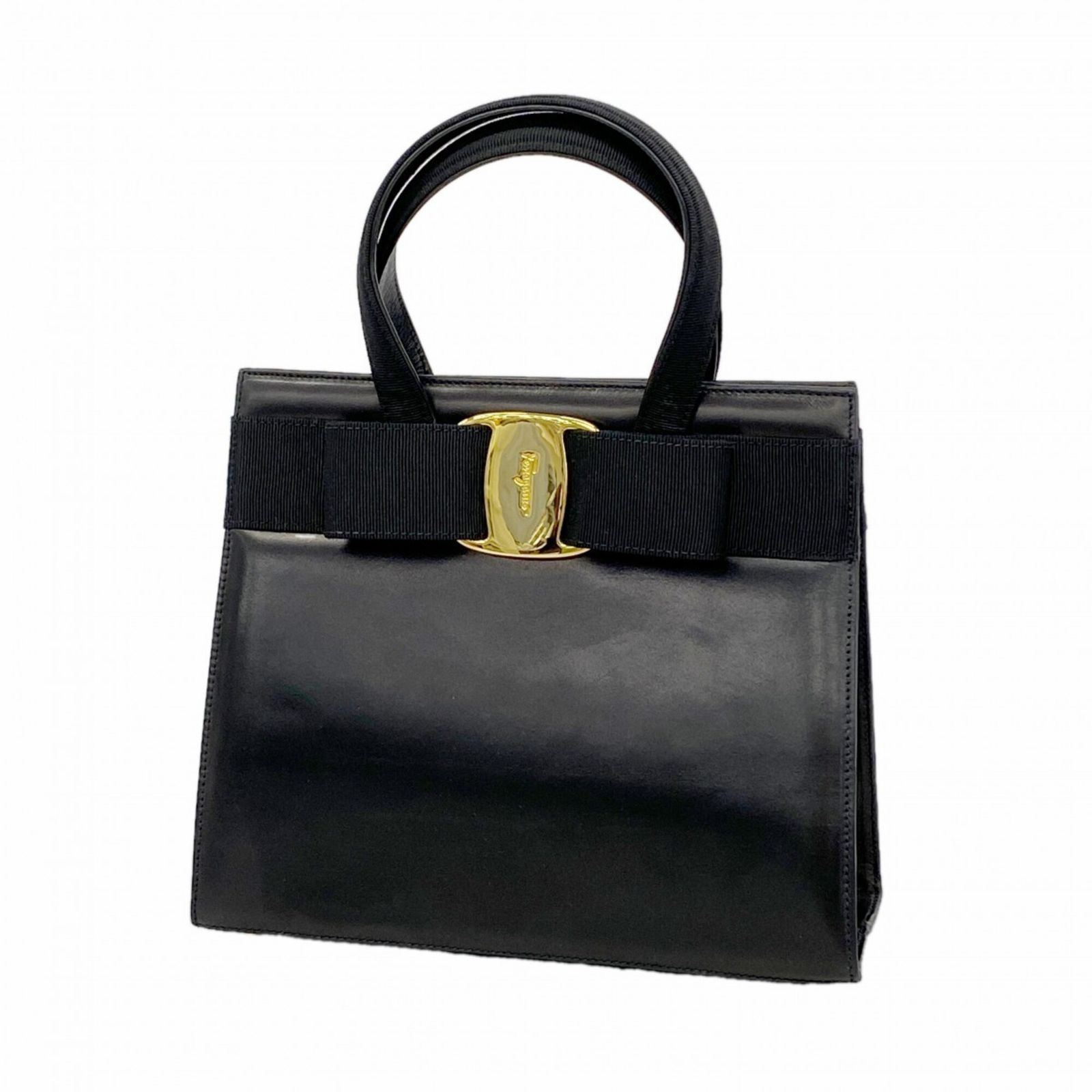 サルヴァトーレ・フェラガモ(Salvatore Ferragamo) サルヴァトーレフェラガモ ハンドバッグ ヴァラ レザー ブラック レディース