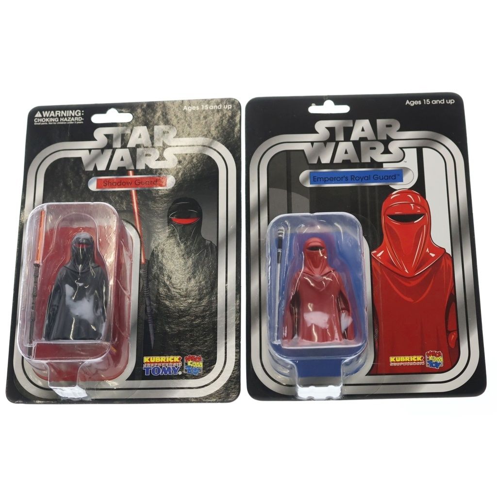 MEDICOM TOY (メディコムトイ) ×STARWARS KUBRICK Shadow Guard Emperors Royal Guard シャドウ ガード エンペラーズ ロイヤルガード 2個セット ブリスター フィギュア マルチ