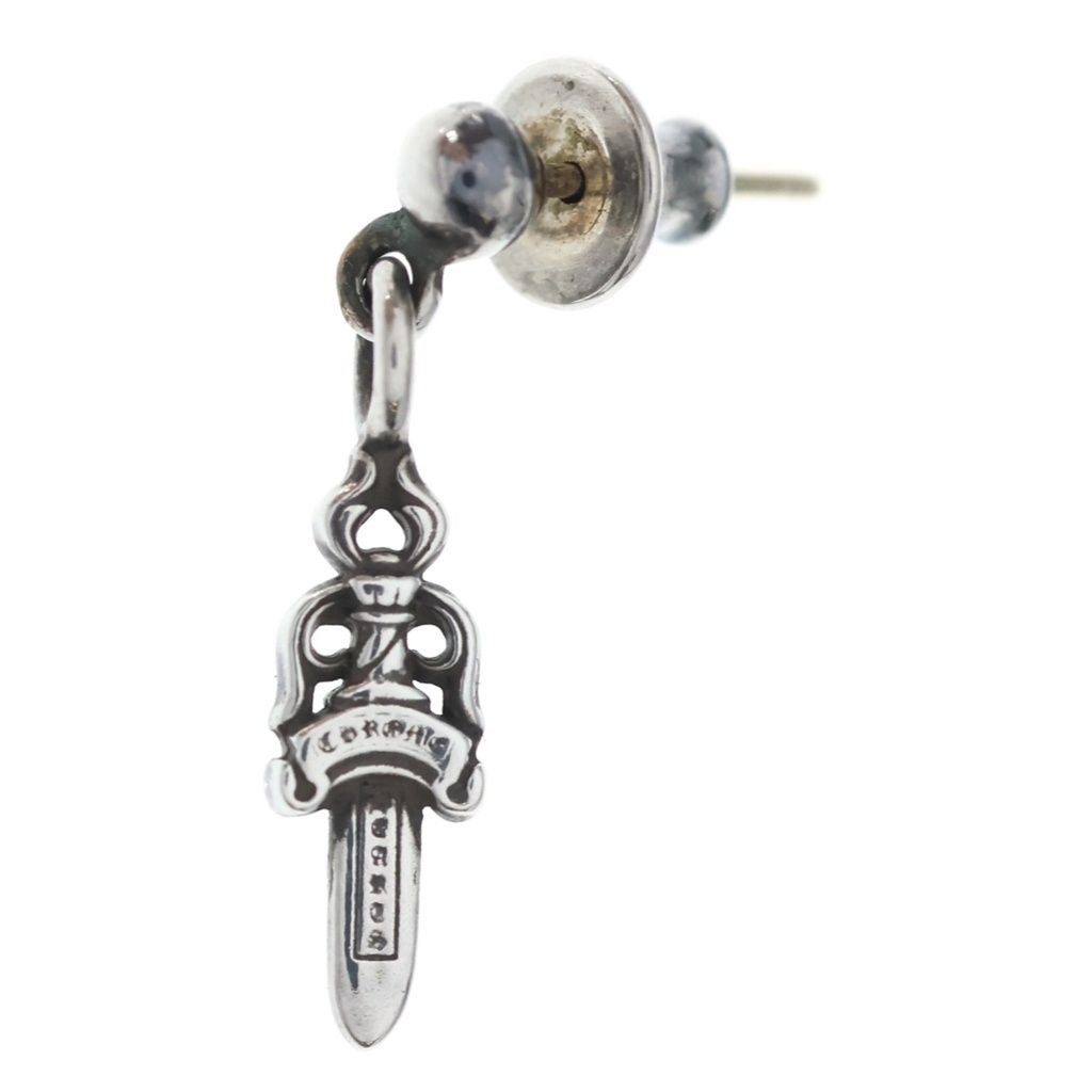Chrome Hearts スタックドロップピアス CHROME HEARTS (クロムハーツ) DRP STCK DGGR スタックダガードロップ