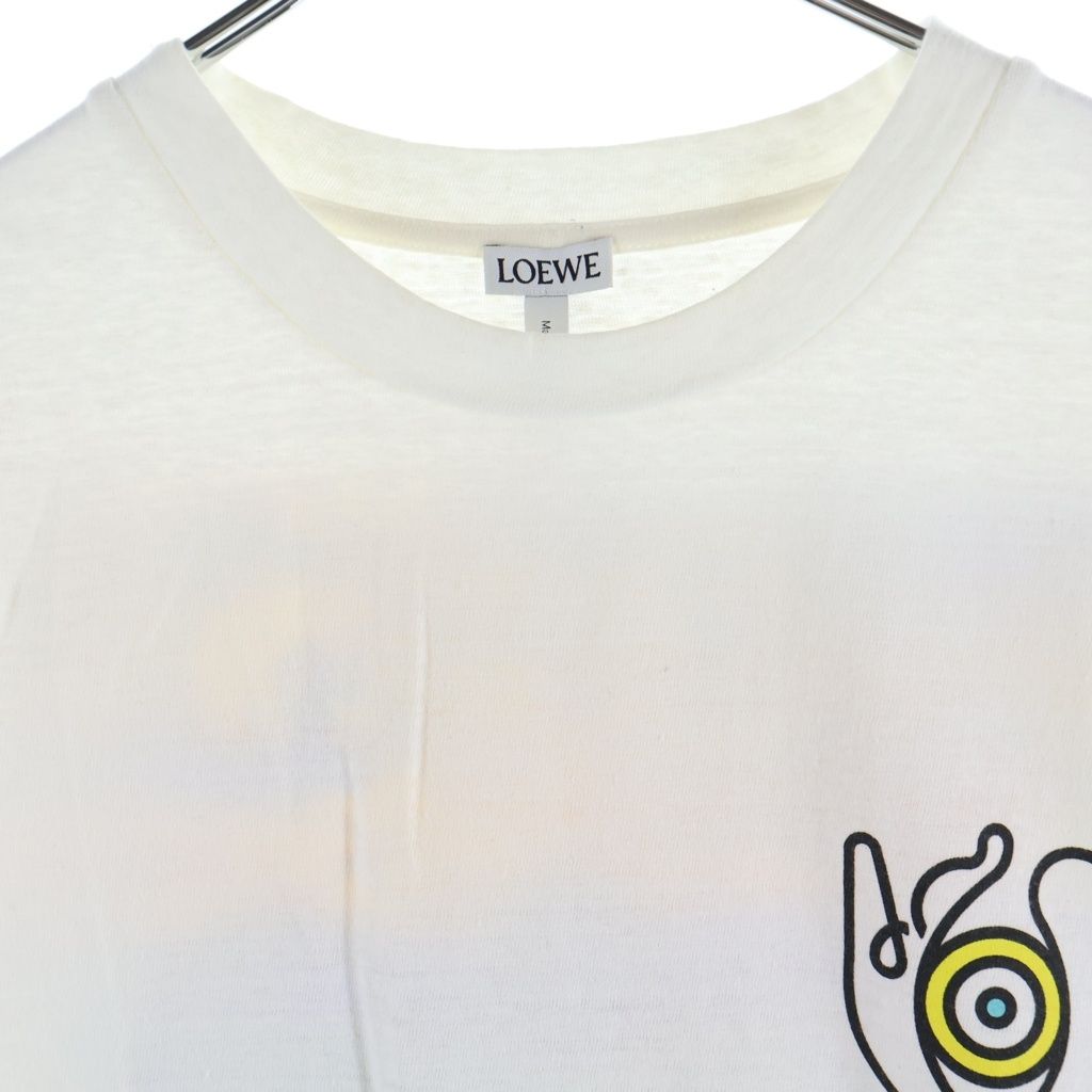 LOEWE (ロエベ) 19SS Eye LOEWE Nature クルーネック 半袖Tシャツ