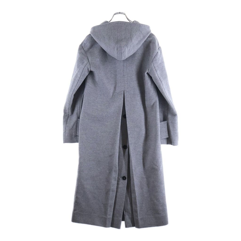 LOEWE (ロエベ) HOODED WOOL COAT フーデッド ウールコート グレー レディース S359Y01XA3