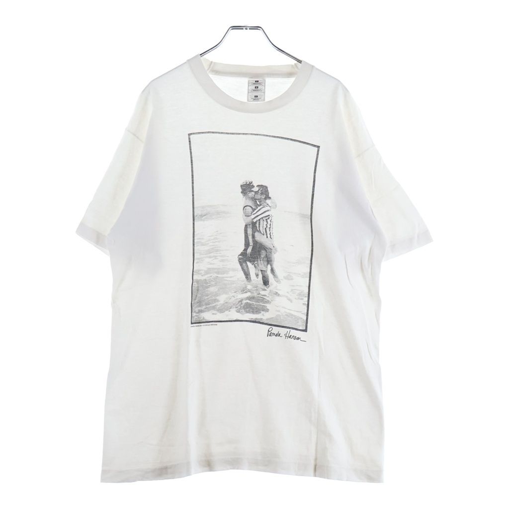 VINTAGE (ヴィンテージ) 90S Pamela Hanson Girls Photo T-Shirts パメラハンソン ガールズ フォトTシャツ フロントプリントクルーネック半袖Tシャツ ホワイト