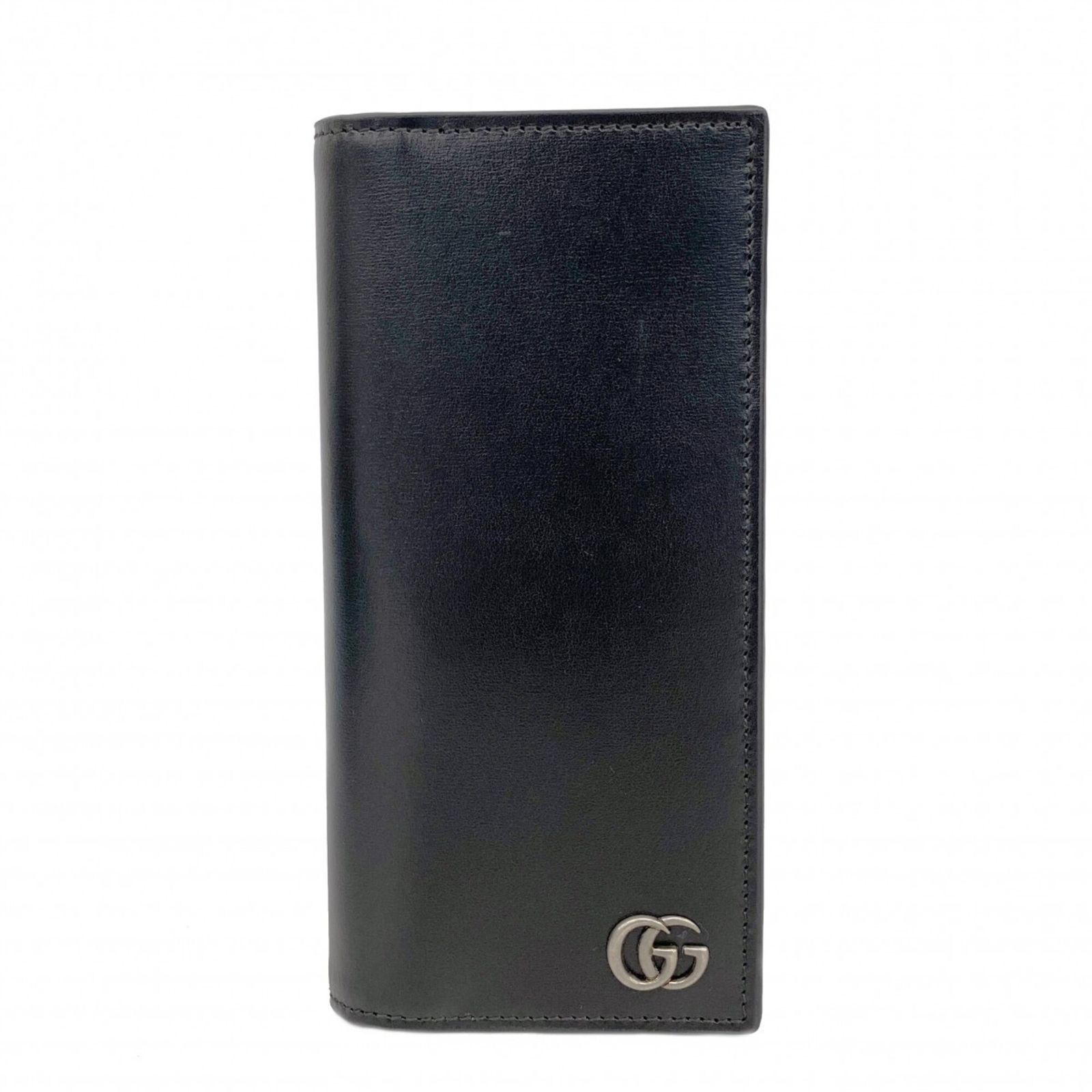 グッチ(Gucci) グッチ 長財布 GGマーモント 428740 レザー ブラック