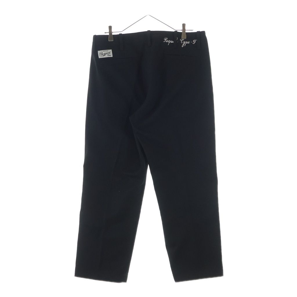 SEQUEL シークエル 25AW CHINO PANTS TYPE-F ジップフライ チノ ワークパンツ ブラック SQ-25AW-PT-02 SEQUEL (シークエル) 25AW CHINO PANTS TYPE-F ジップフライ チノ