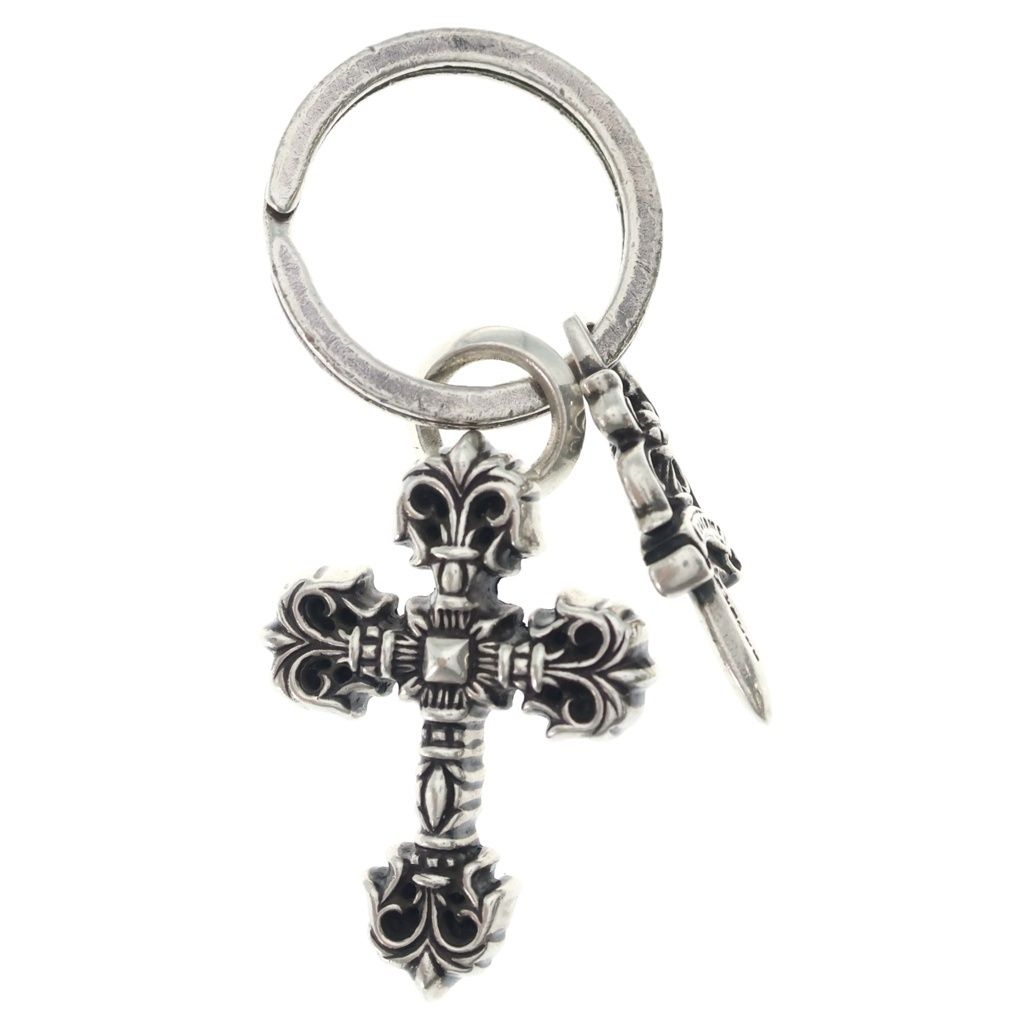 CHROME HEARTS (クロムハーツ) XS FILIG CROSS&No5 DGGR フィリグリークロス #5ダガーキーリング シルバーキーリング 192,500円