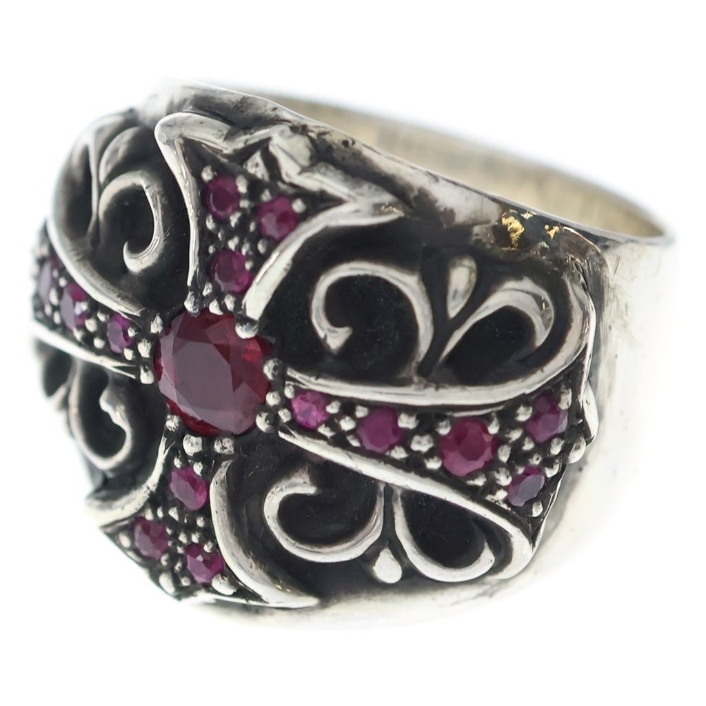 CHROME HEARTS (クロムハーツ) KEEPER RING A/RUB キーパーリング アフタールビー シルバー