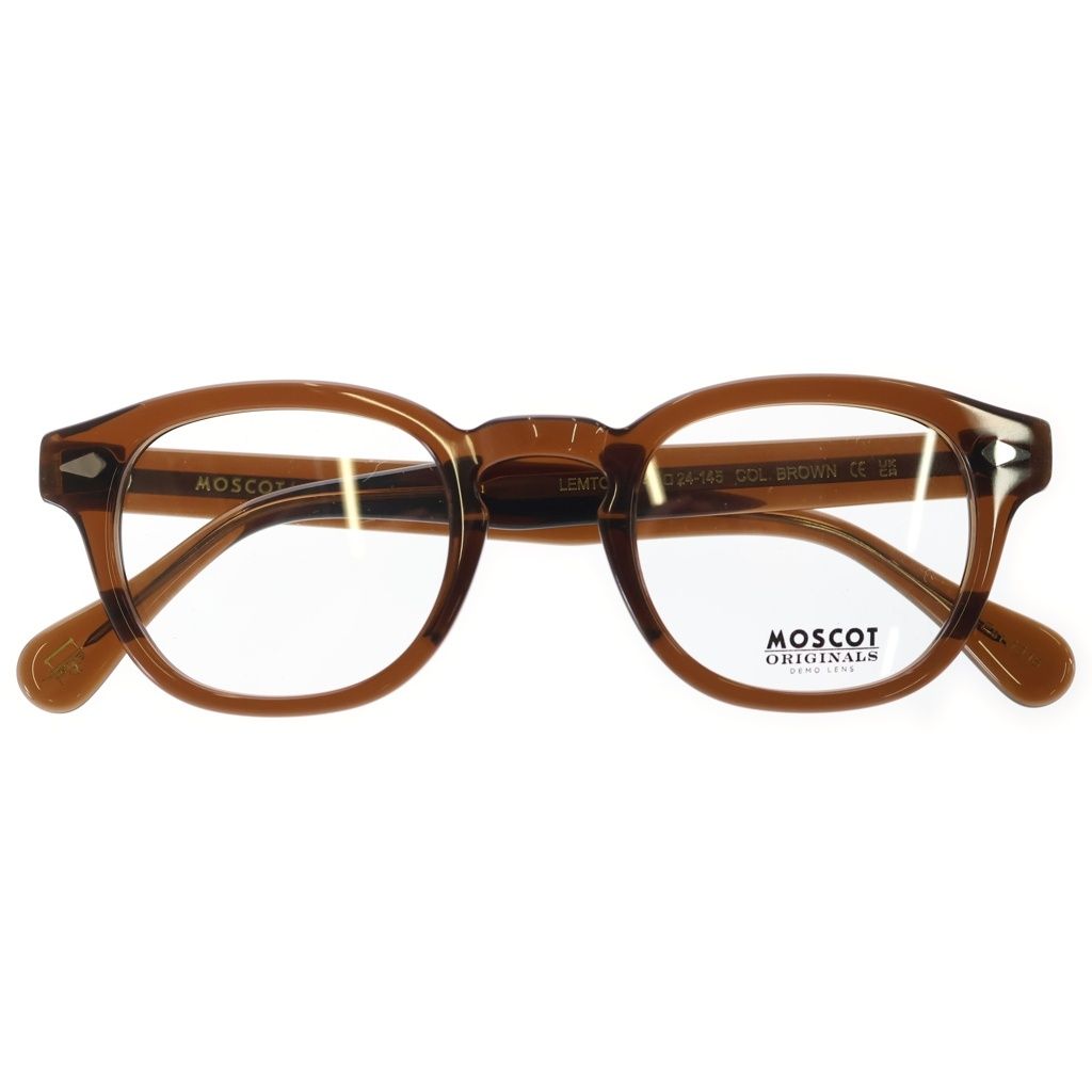 MOSCOT LEMTOSH レムトッシュ　サングラス クリアブラウン　46 MOSCOT (モスコット) LEMTOSH レムトッシュ ウェリントンフレーム