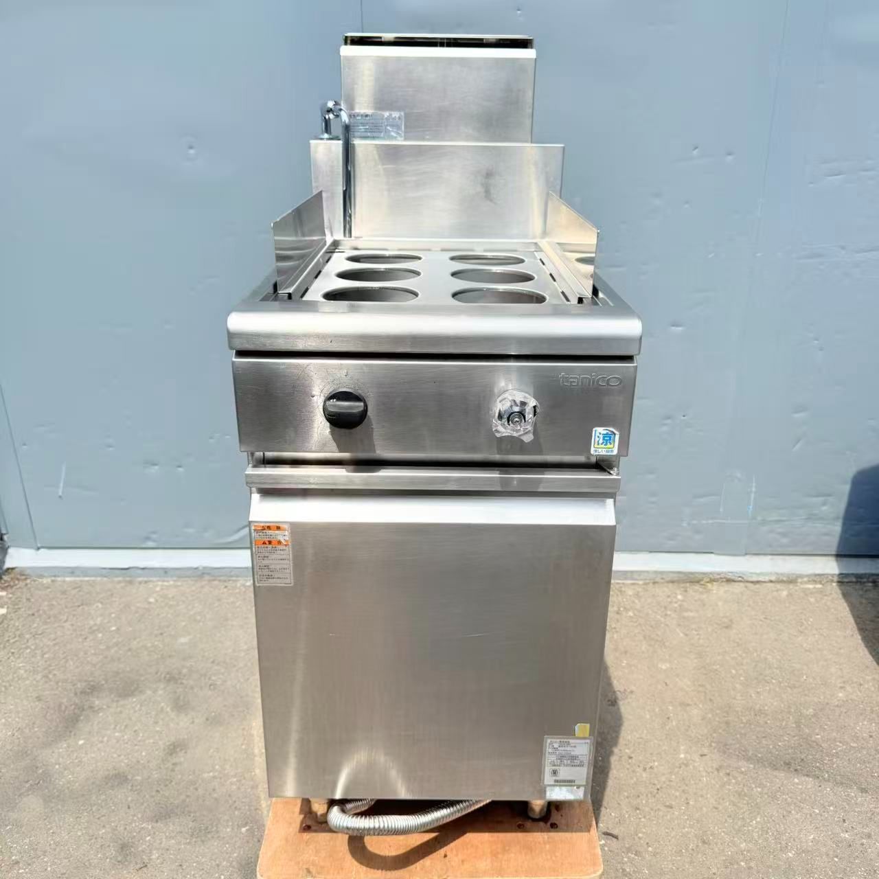 【中古】ガスゆで麺器 タニコー TGUS-45A 都市ガス 2023年