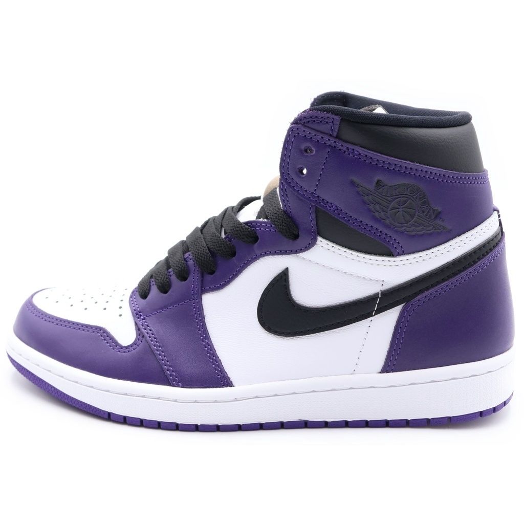 NIKE (ナイキ) AIR JORDAN 1 RETRO HIGH OG COURT PURPLE 555088-500 エアジョーダン1 レトロ コートパープル ハイカットスニーカー ホワイト/パープル US9/27cm
