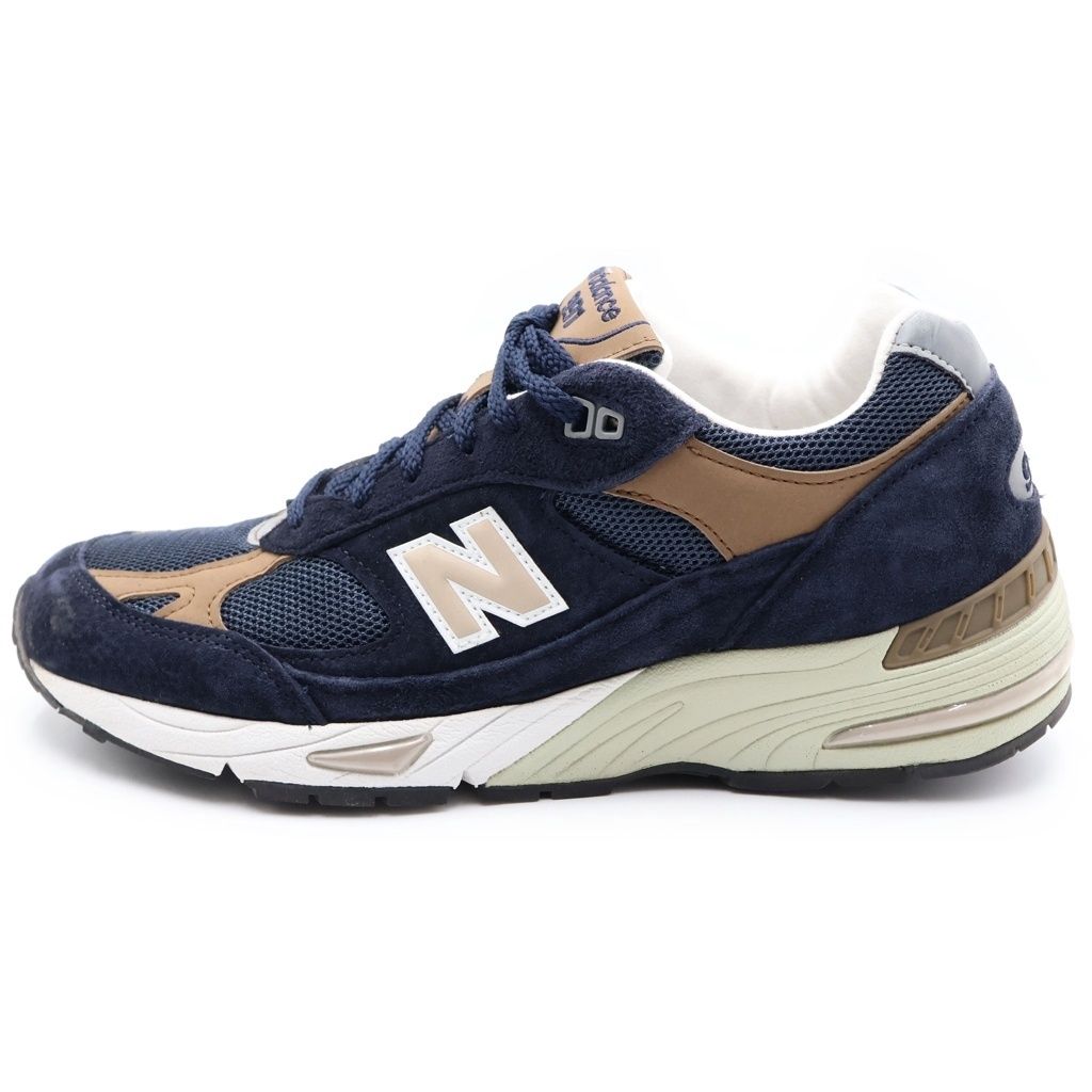 New Balance (ニューバランス) M991 NAVY/BEIGE メッシュ切り替え ローカットスニーカー ネイビー/ベージュ US9.5/27.5cm M991DNB 9,232円