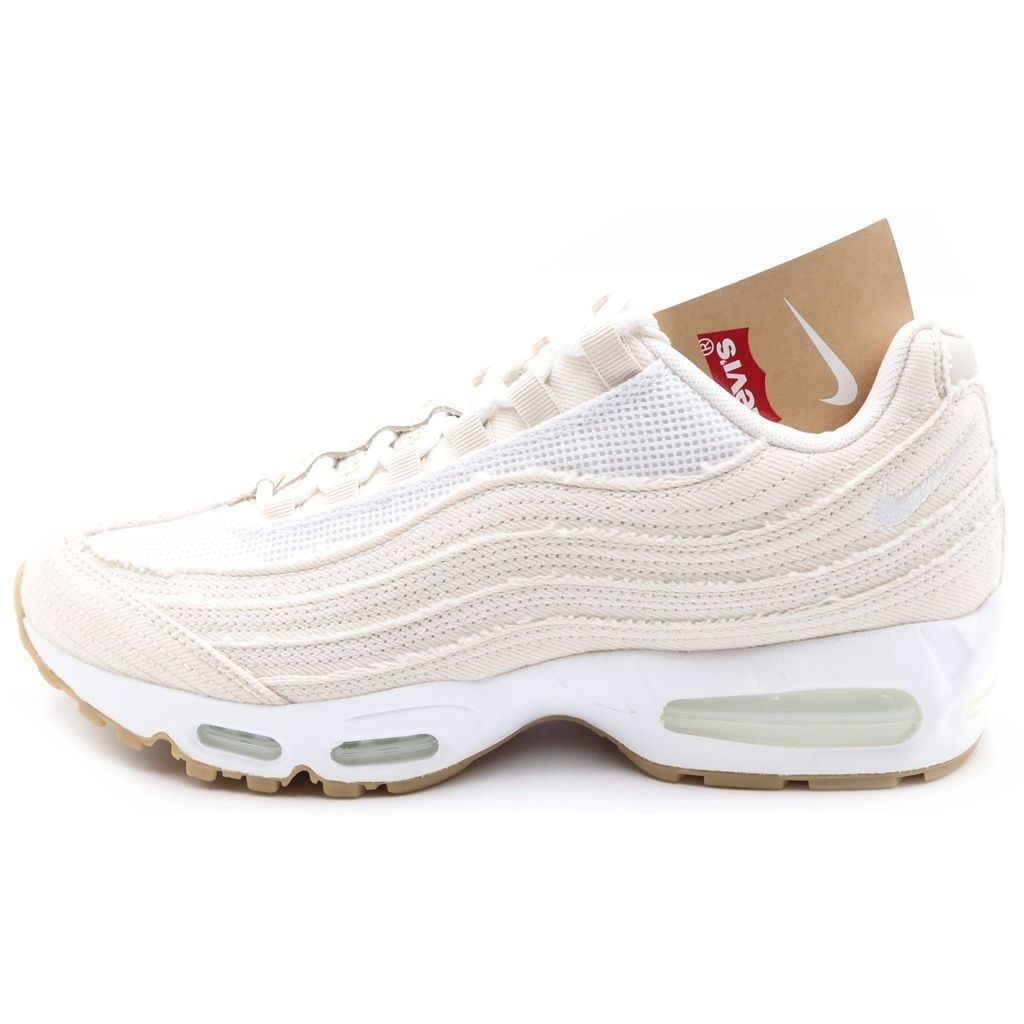 NIKE (ナイキ) ×LEVI'S AIR MAX 95 OG DENIM WHITE HM4743-100 リーバイス エアマックス95 デニム ローカットスニーカー ホワイト US9.5/27.5cm