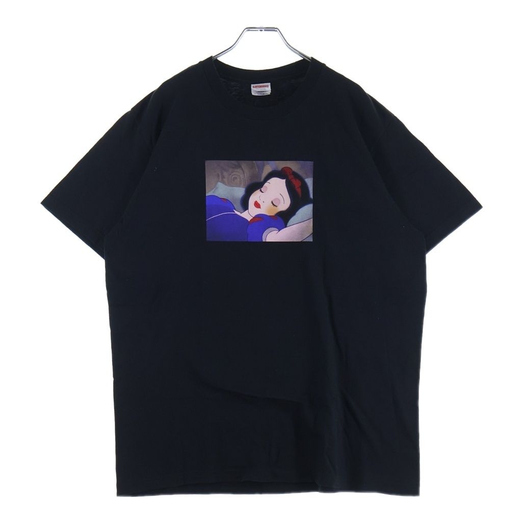 SUPREME (シュプリーム) 24AW ×DISNEY Snow White Tee ディズニー スノー ホワイト クルーネック半袖Tシャツ カットソー ブラック