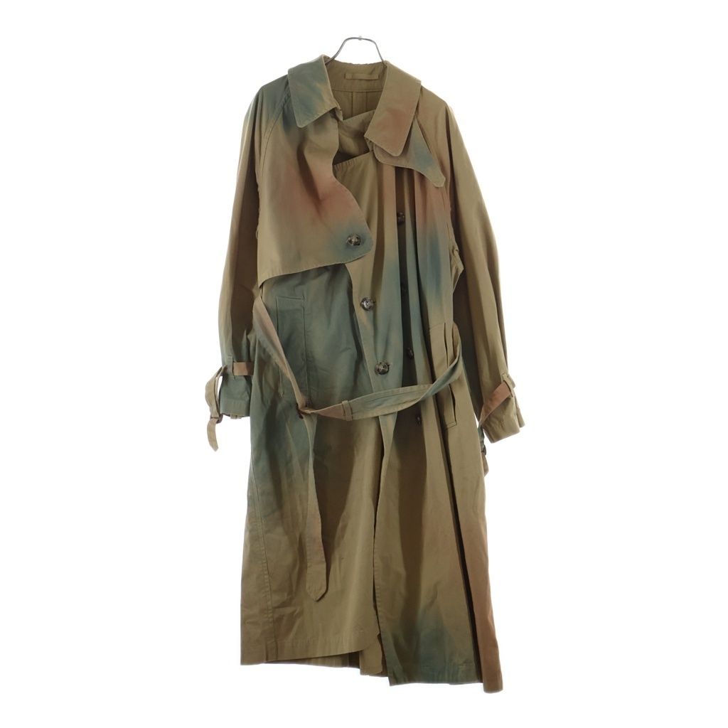 YOKE (ヨーク) 23SS SPRAY PRINTED TRENCH COAT スプレー加工 ペイント