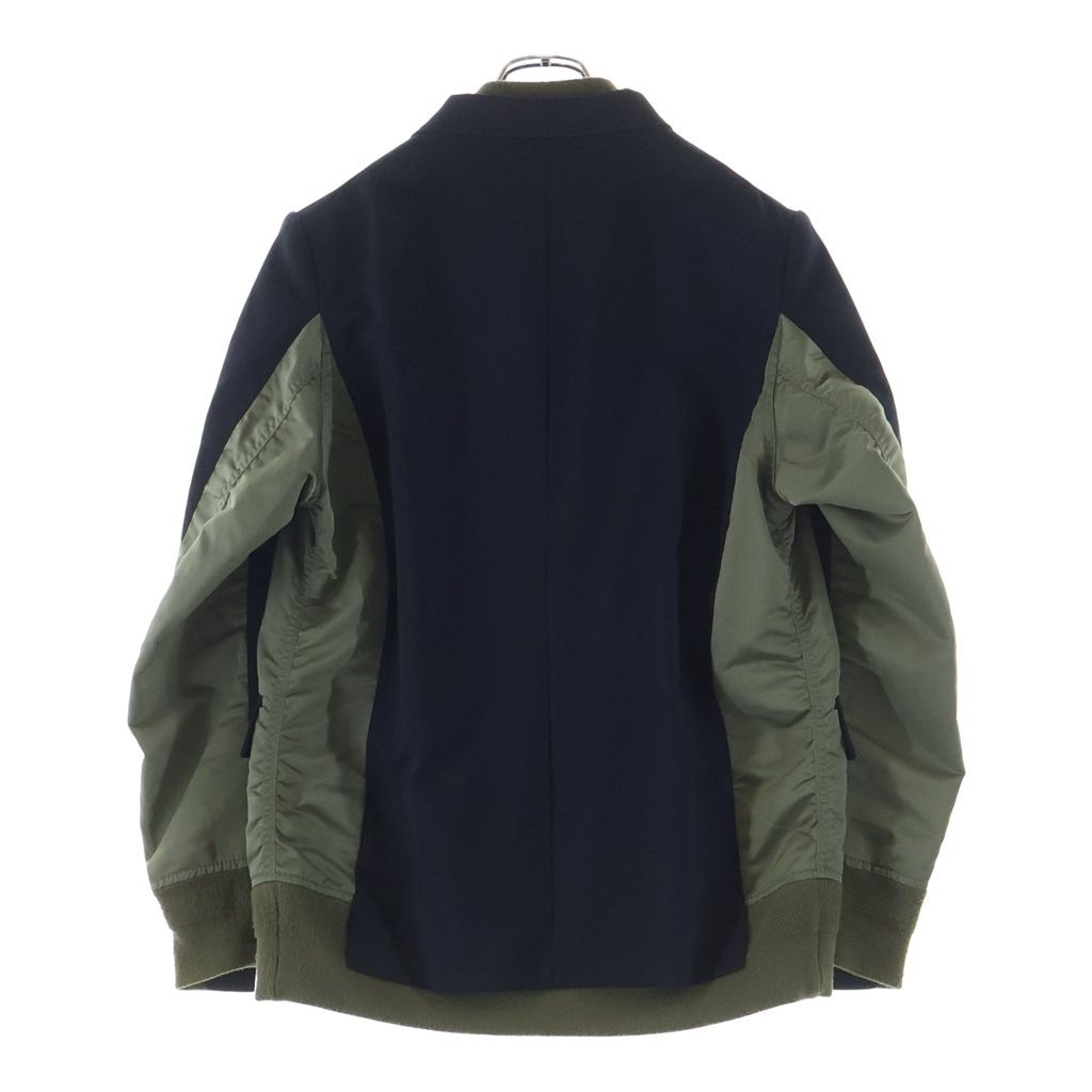 Sacai (サカイ) 21SS SUITING MA-1 ドッキング スーチング ブレザー