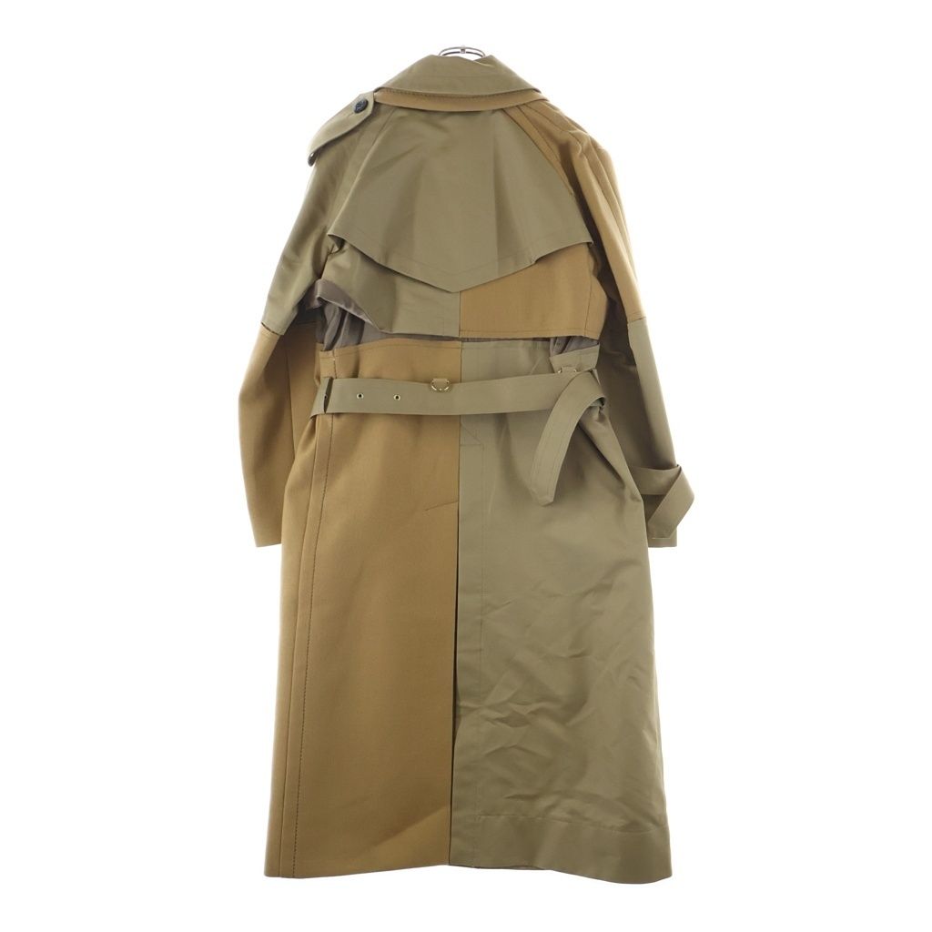 Sacai (サカイ) 20AW トレンチ ドッキング ロングコート ベージュ 20