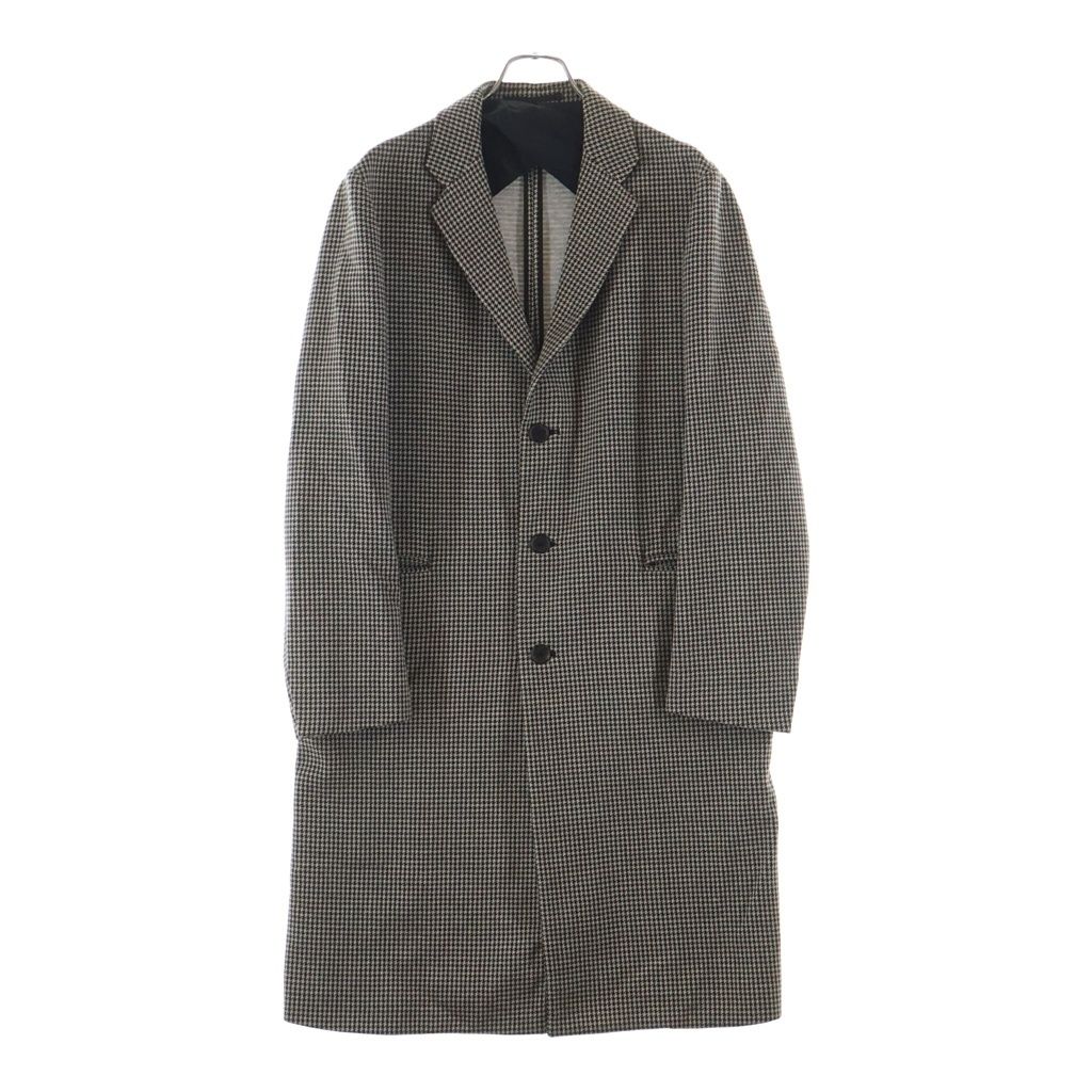 MARNI (マルニ) COMESSA コメッサ ガンクラブチェック ロングコート ブラウン 0000186051