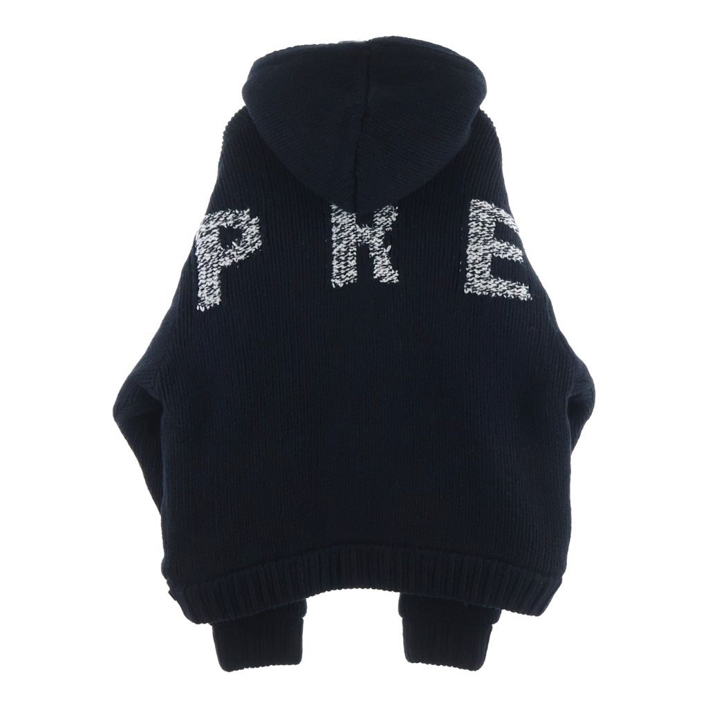 SUPREME (シュプリーム) 25AW Faux Shearling Lined Zip Up Hooded Sweater フェイクシアリングラインド ジップアップフーディーセーター ブラック