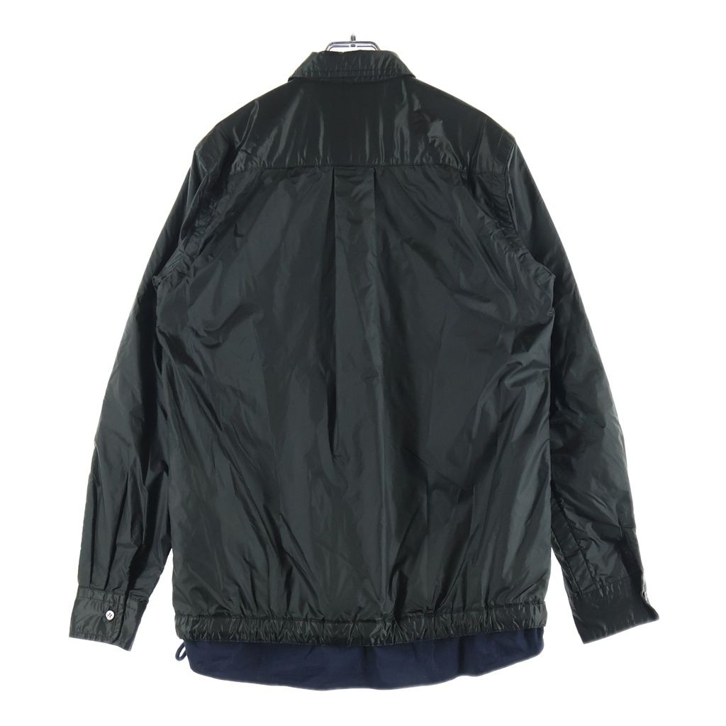 Sacai (サカイ) 19AW SPONGE SWEAT MA-1 HOODIE ドローコード付き 裏地