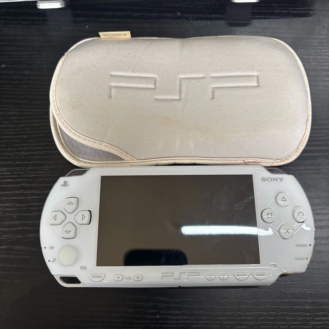 ホワイト PSP 本体 PSP-1000 専用ケース付き