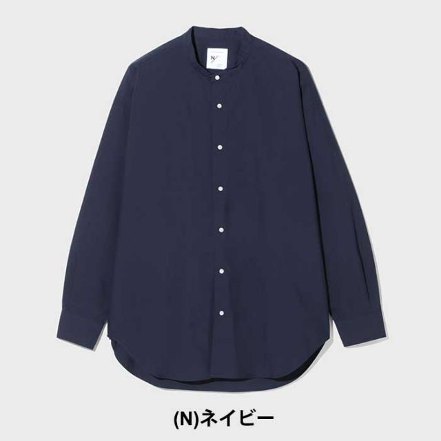 種類4:[4](N)ネイビー/L 【新品】ニュートラルワークス 長袖シャツ NEUTRALWORKS [ KSU32155 ] L/S SR BX BG SHIRT ロングスリーブスマートブロードビッグシャツ 無地 (240130)