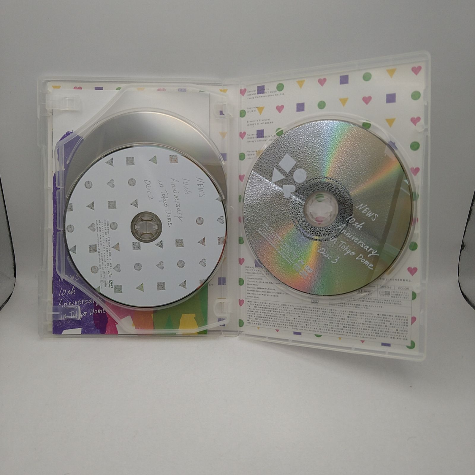 ジャニーズ】NEWS ツアーライブ DVD3枚セット ファーストDVD 10thほか