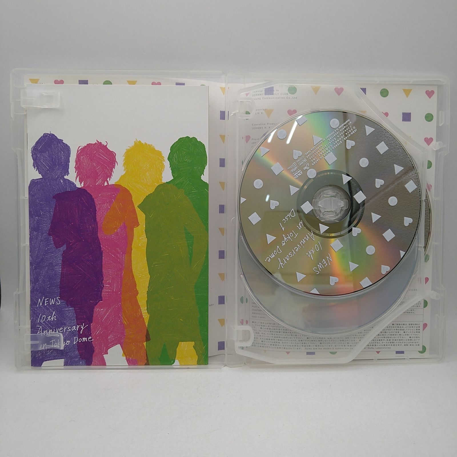 ジャニーズ】NEWS ツアーライブ DVD3枚セット ファーストDVD 10thほか