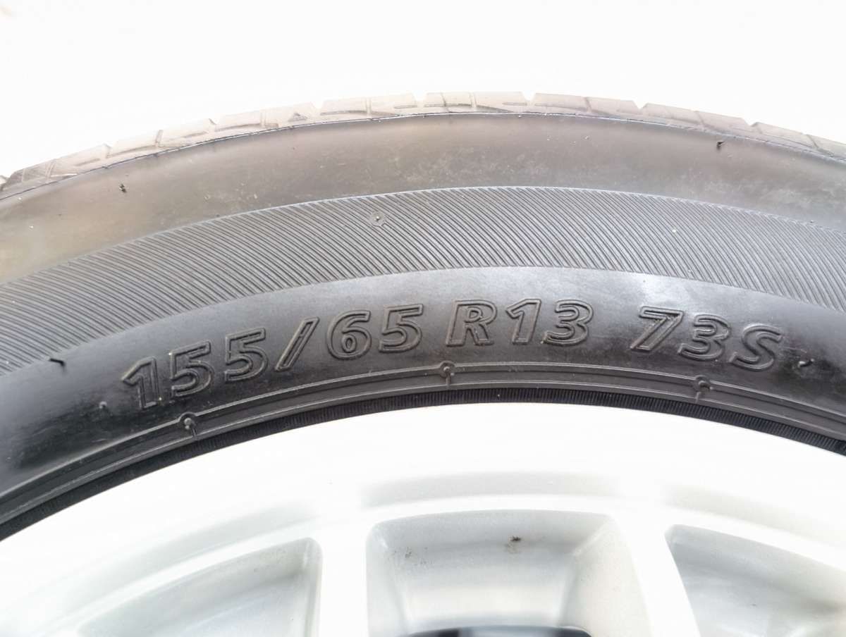 155/65R13 ブリヂストン ネクストリー S-HOLD 13x4.0 42 100-4穴 中古