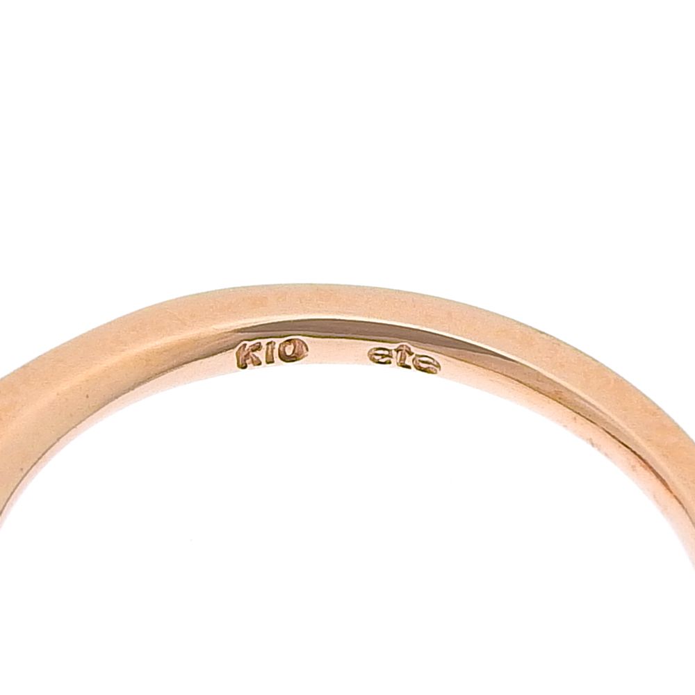 本物保証】 新品同様 エテ ete 約1.6g リング 指輪 K10PG ピンク