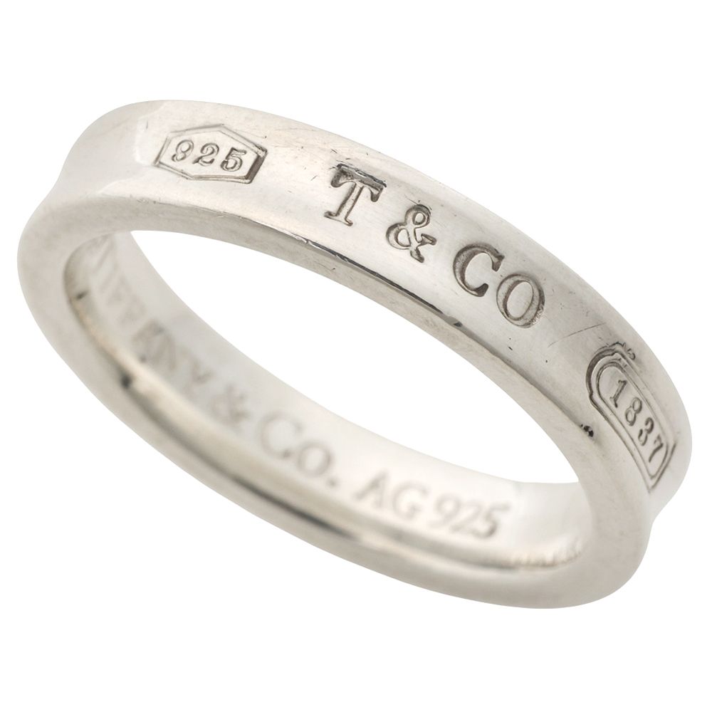 本物保証】 超美品 ティファニー TIFFANY & Co. 約4.1g 1837リング