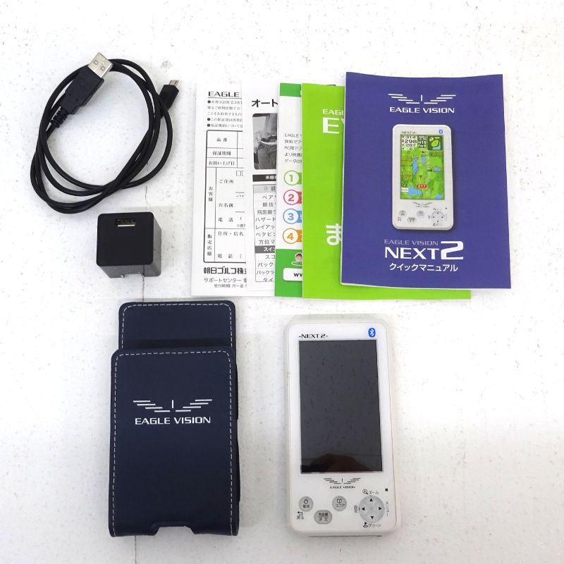 三重店】EAGLE VISION イーグルビジョン ゴルフナビ ホワイト NEXT2 EV