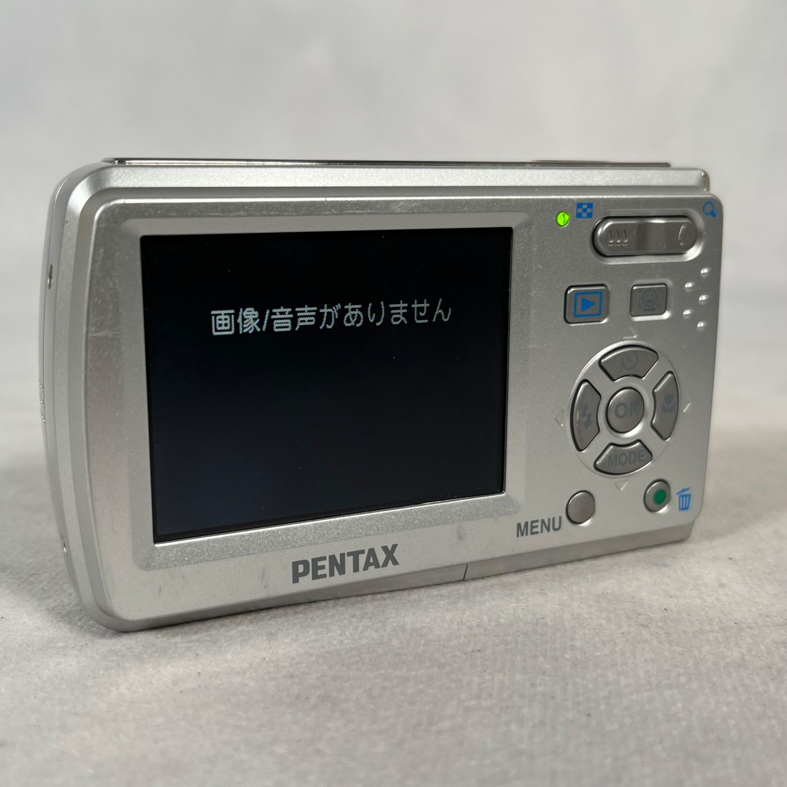 管2606-640】動作確認済☆ PENTAX ペンタックス Optio E60 シルバー