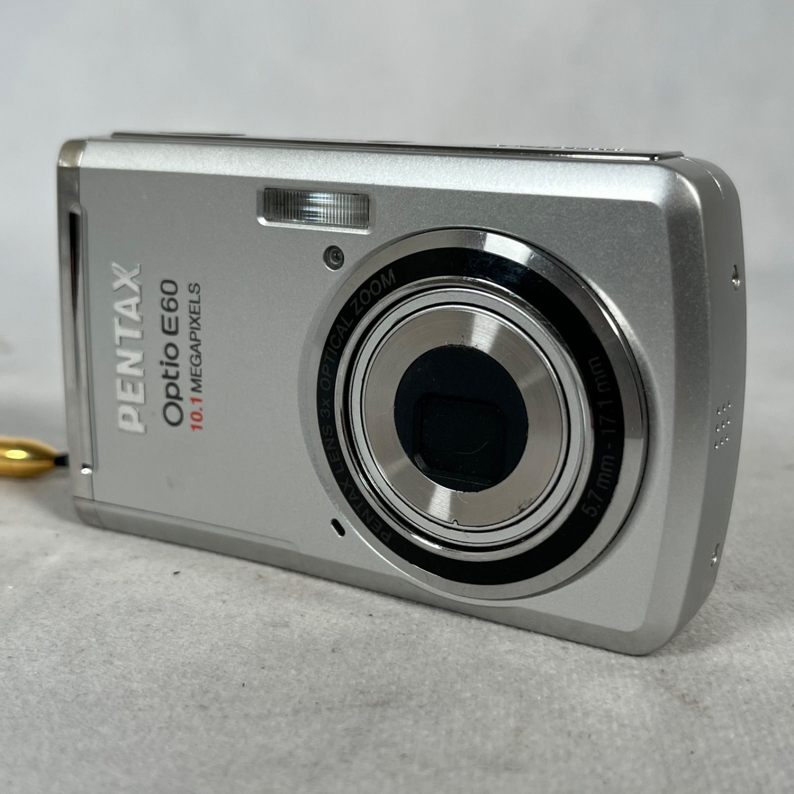 管2606-640】動作確認済☆ PENTAX ペンタックス Optio E60 シルバー