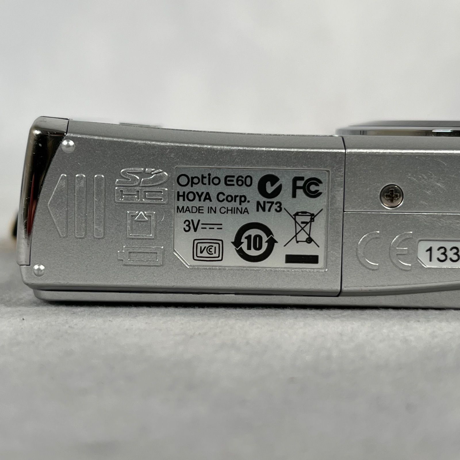 管2606-640】動作確認済☆ PENTAX ペンタックス Optio E60 シルバー