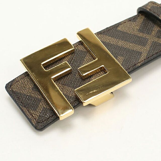 フェンディ FENDI ベルト メンズ 7C0424AGR9F18I0 ズッカ FFスクエア