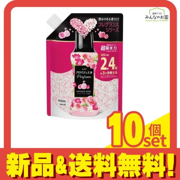 レノア アロマジュエル Perfume アンティークローズの香り 詰め替え用 1040mL 10個セット まとめ売り