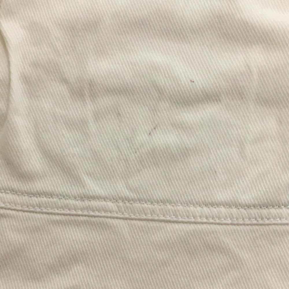 美品】パーリーゲイツ ハーフパンツ 白 ストレッチ メンズ 6(XL