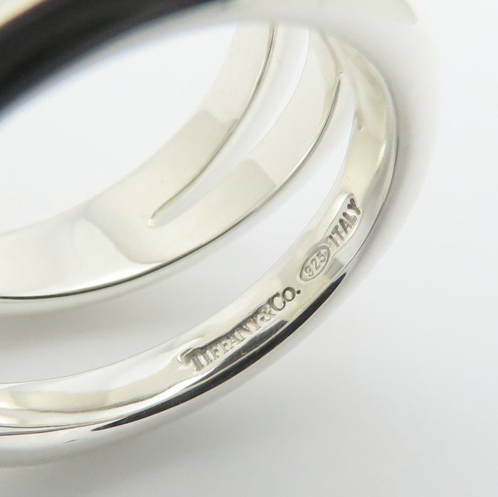 TIFFANY&Co. ティファニー ダイアゴナル リング 指輪 14号 シルバー925