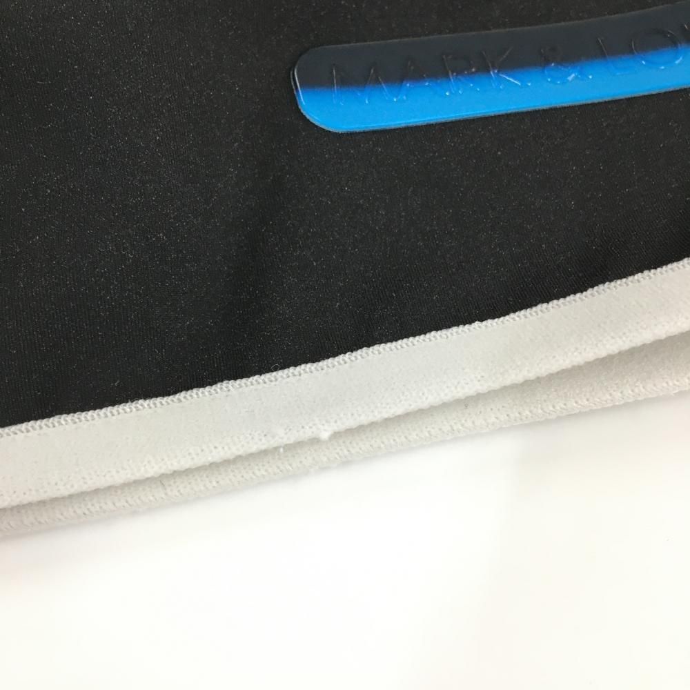 美品】マークアンドロナ スカート 黒 サイドリブニット ストレッチ